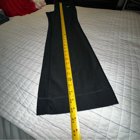 Vintage Nike Dri Fit Wide Leg Training Pants Black Ladies Small - Picture 2 of 8